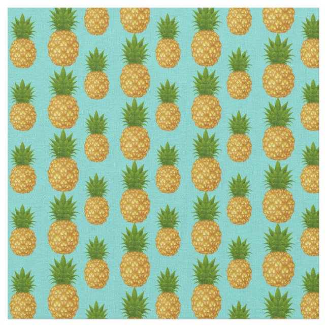 Abacaxi tropical com Tecido personalizado (Detalhe)