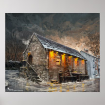 Abadia, Darley Abbey, Derby - poster