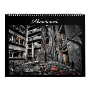 Abandonado: Calendário da fotografia de lugares de
