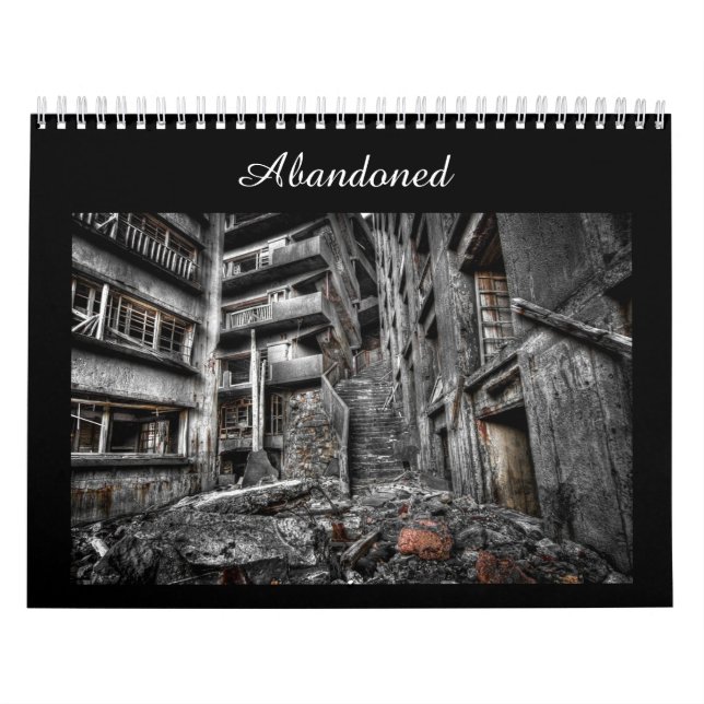Abandonado: Calendário da fotografia de lugares de (Capa)