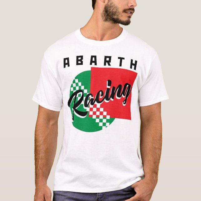 Abarth Racing Retro T-Shirt (Frente)