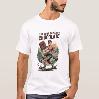 Abasteça seus Ganhos com Camiseta de Chocolate Eng