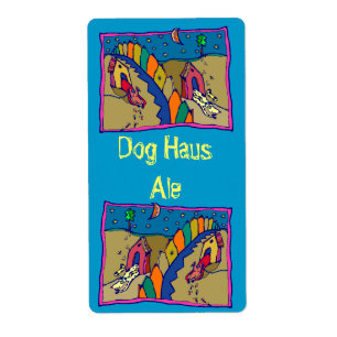 Abastecimento de cerveja criando etiquetas de bife