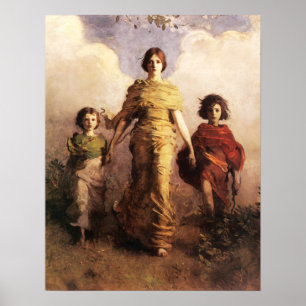 Abbott Handerson Thayer um poster do Virgin
