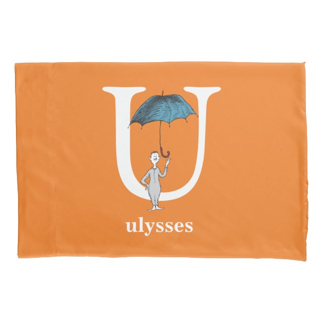 ABC do Dr. Seuss: Letra U - Branco | Adicione seu  (Frente)