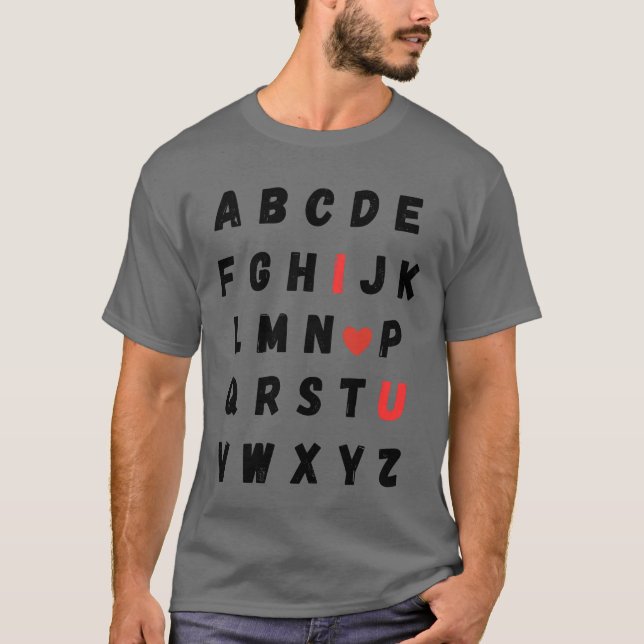 ABC I Love You Day T-Shirt (Frente)