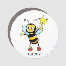 Abe Mel Abe Feliz com Estrela em Branco