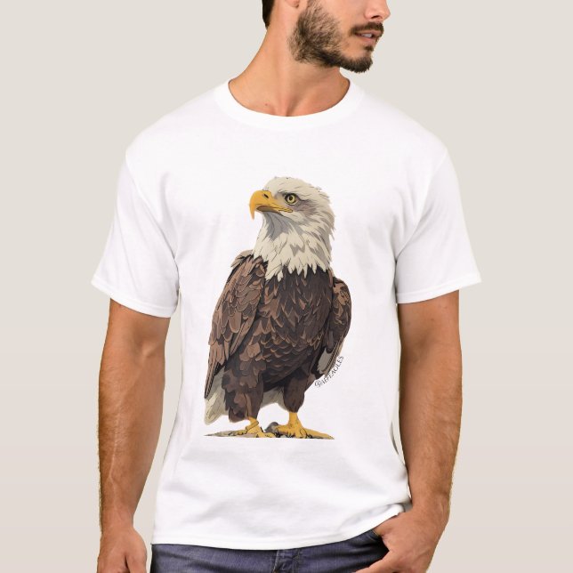 Abe the Bald Eagle T-shirt (Frente)