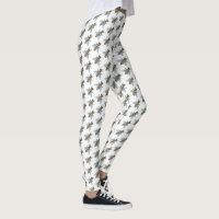 Abelha (branca) - Leggings Total