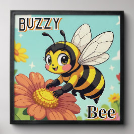 Abelha Buzzy | Arte de Berçário Infantil de Desenh