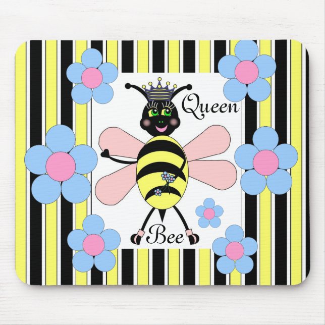 Abelha de rainha Mousepad (Frente)