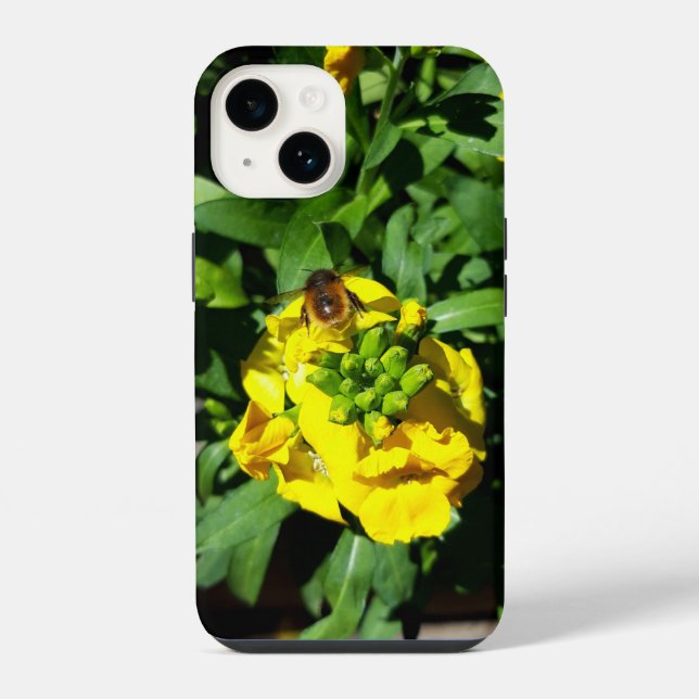 Abelha em Flores Amarelas (Verso)