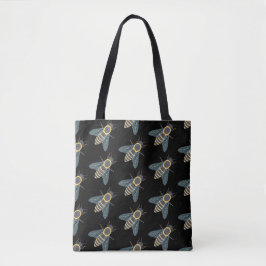 Abelha (estampa preta) - Tote