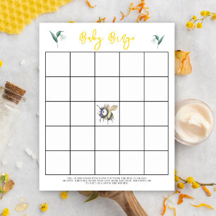 Abelha - jogo de bingo Chá de fraldas