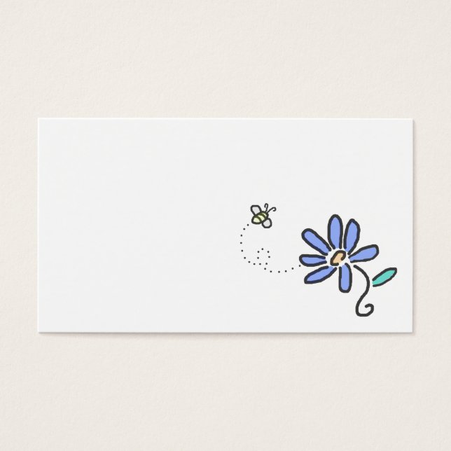 Abelha-lombo e Flor-Azul (Frente)