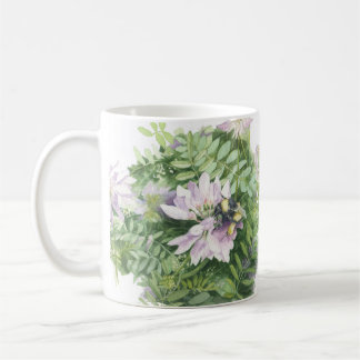 Abelha numa Caneca Flor