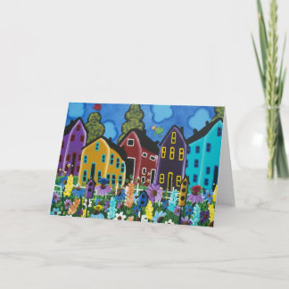 Abelha ocupada da ARTE POPULAR por cartões de LORI