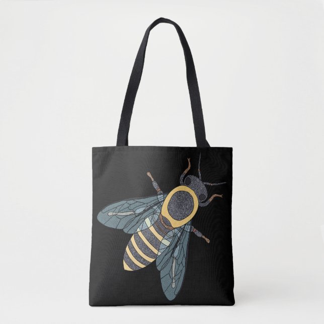 Abelha (preta única) - Tote (Frente)
