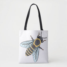 Abelha (única branca) - Tote