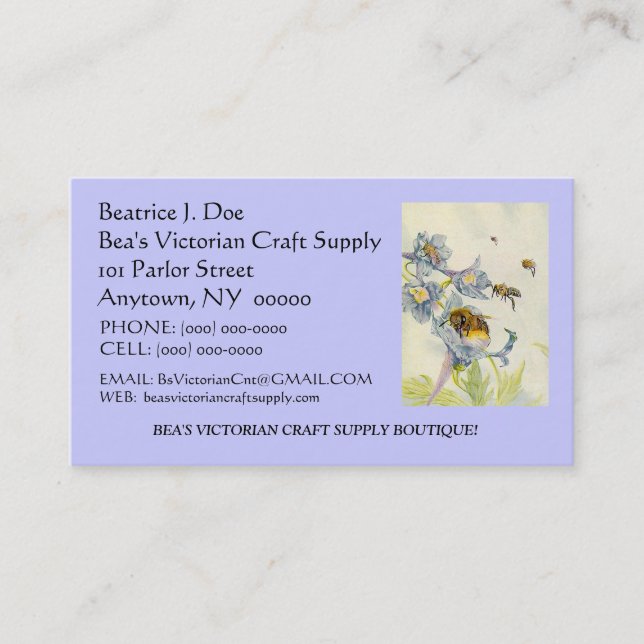 ABELHAS BONITAS NO CARTÃO DO ~CONTACT DO NEGÓCIO (Frente)