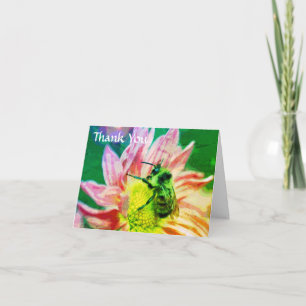 Abelhas De Bumble No Cartões de agradecimentos De