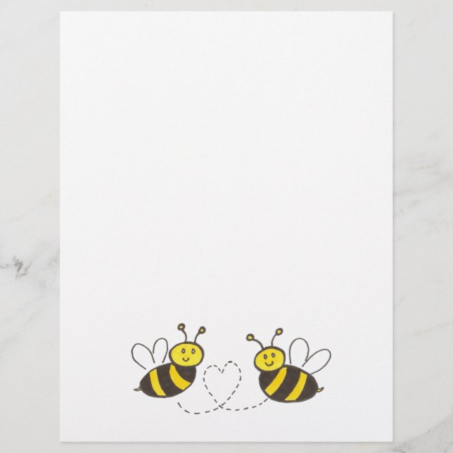Abelhas de Mel com Folheto Cardíaco (Frente)