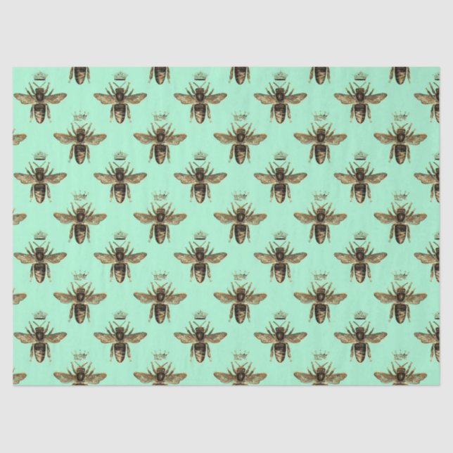 Abelhas de Tea Garden Series Design 11 Papel Tecid (Frente )