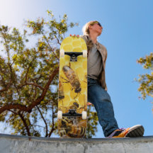 Abelhas em Honeycomb - Pavimento do skate