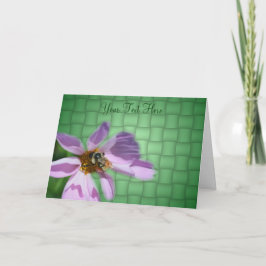 Abelhas no Cartão com fotos da Natureza da Flor do