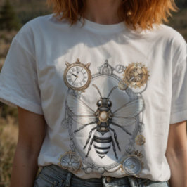 Abelhas Steampunk Insett Honey Bee Keeper T-Shirt