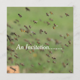 Abelhas voadoras - Convite de festas personalizado