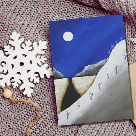 Abençoações de Natal Deserto de Cartão Saudável Su