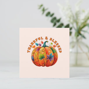 Abençoada e agradecida Bomba de outono