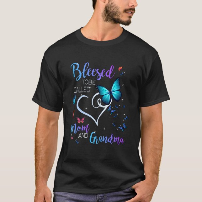 Abençoada Por Ser Chamada De Camisa Mãe Para Mulhe (Frente)