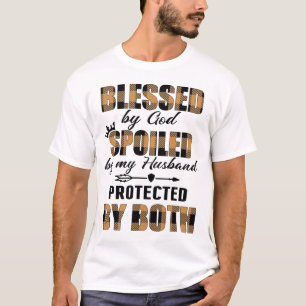 Abençoado por Deus, mimado pela camisa do meu mari