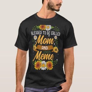 Abençoado Ser Chamado Mãe E Memória Camisa Bonita 