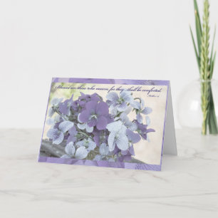 Abençoados são aqueles que lamentam o cartão de co