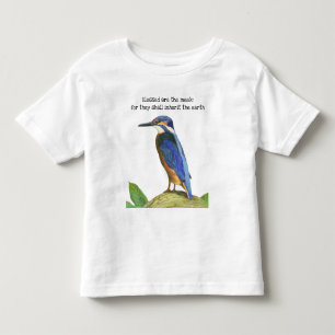 Abençoados são os Meek Kingfisher Toddler T-shirt