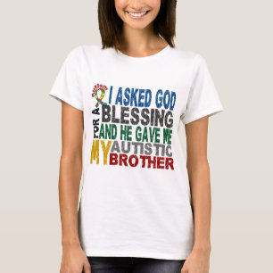 Abençoando 5 t-shirt & roupas do autismo do IRMÃ