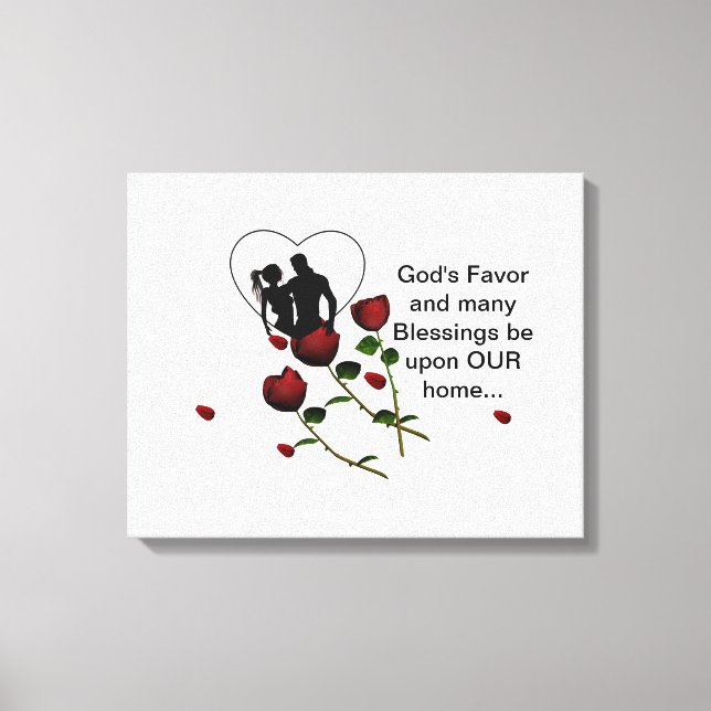 ABENÇOE A NOSSA CANVAS DOMÉSTICA (Frente)