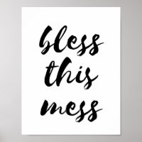 Abençoe esta bagunça poster