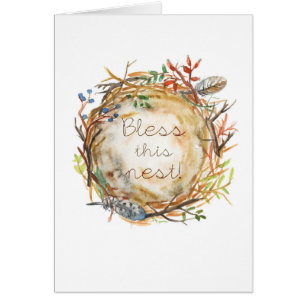 Abençoe este cartão do ninho