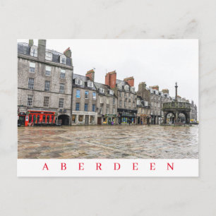 Aberdeen Castlegate Building view cartão postal