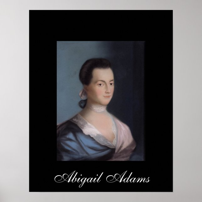 Abigail Adams Poster Impressão (Frente)