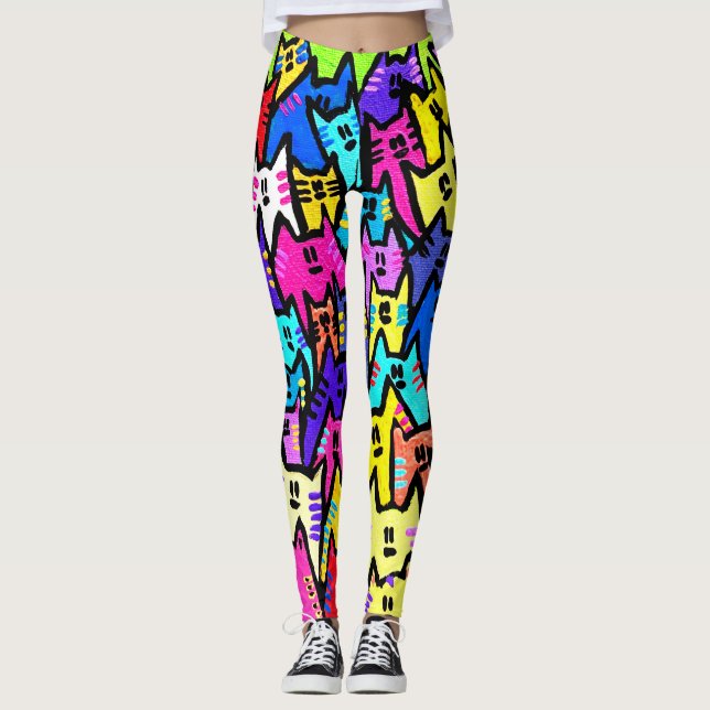 ABL - 0298 - GATOS - Leggings (Frente)