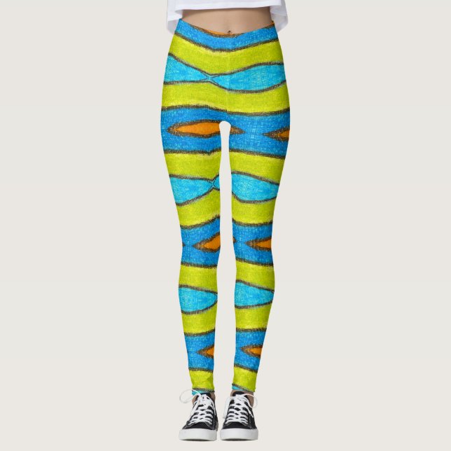 ABL - 189 - Primavera Stripes - Leggings (Frente)