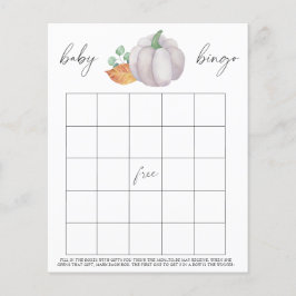 Abóbora branca com verde - Jogo Baby Bingo