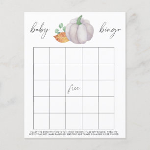 Abóbora branca com verde - Jogo Baby Bingo