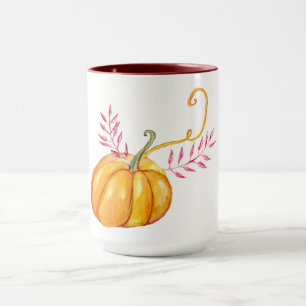 Abóbora, caneca da lanterna da queda
