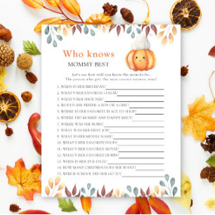 Abóbora com chapéu - Quem conhece melhor a mamãe j